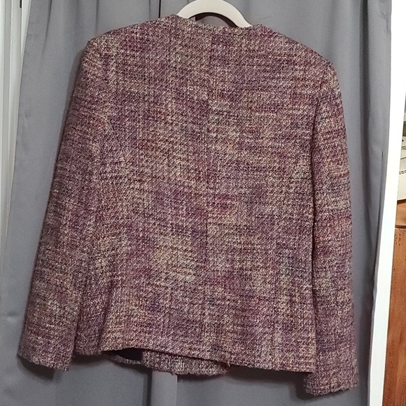 Koret Wones Wool Blend Blazer Jacket Multi-colored Sz 12 EUC READ - Picture 3 of 5